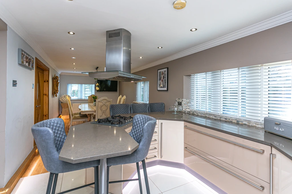 Kitchen Island and Dining